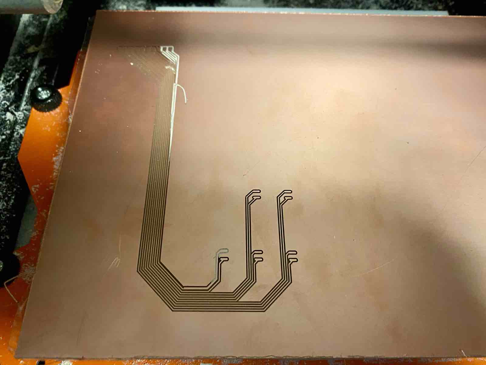 Milled copper board