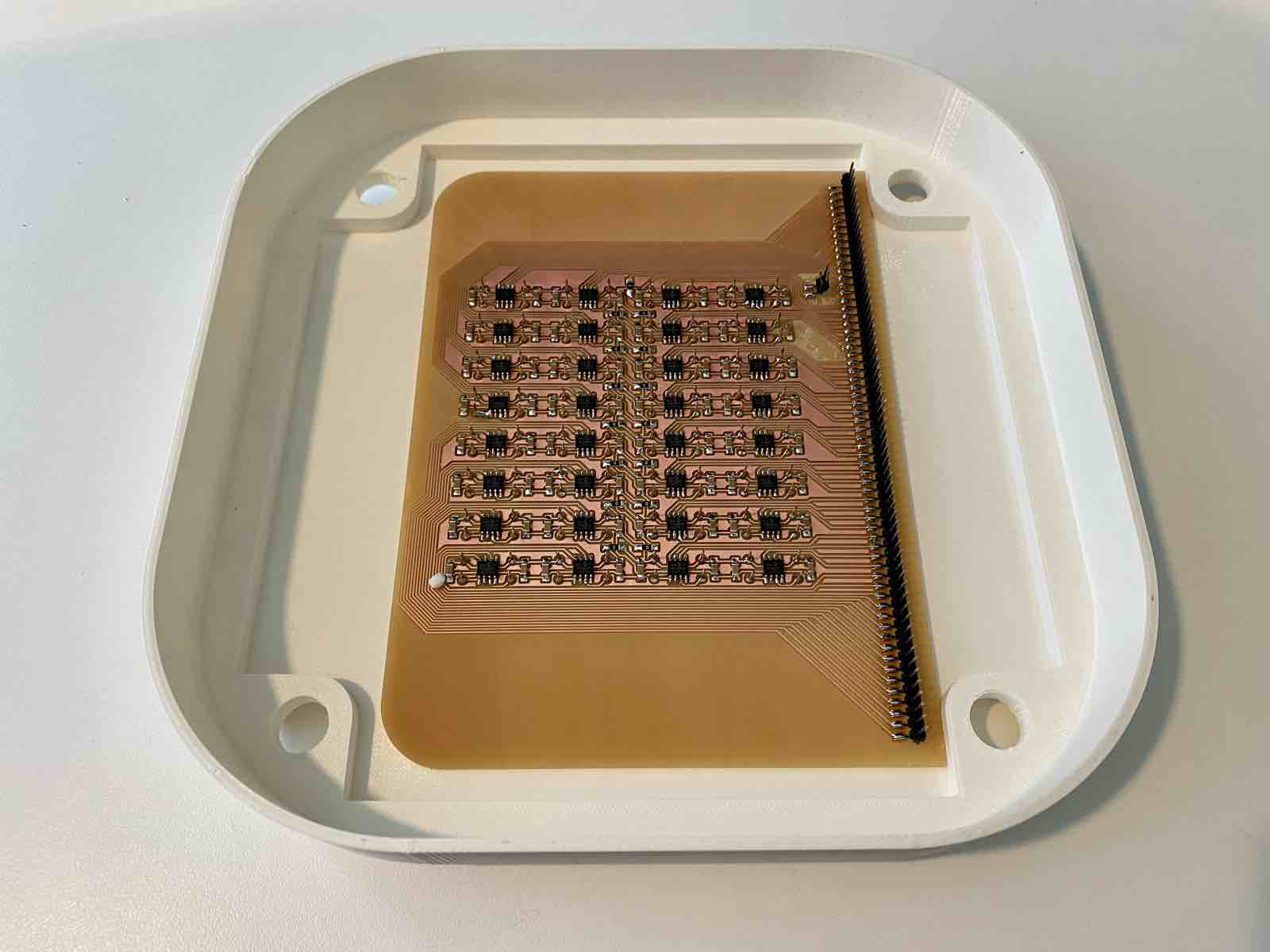 Driver board in enclosure