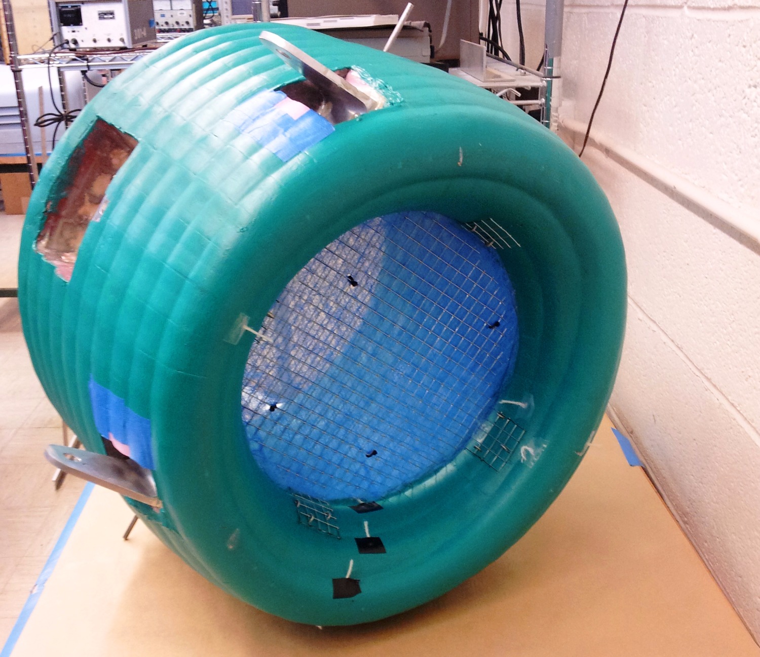 Scale model close-up