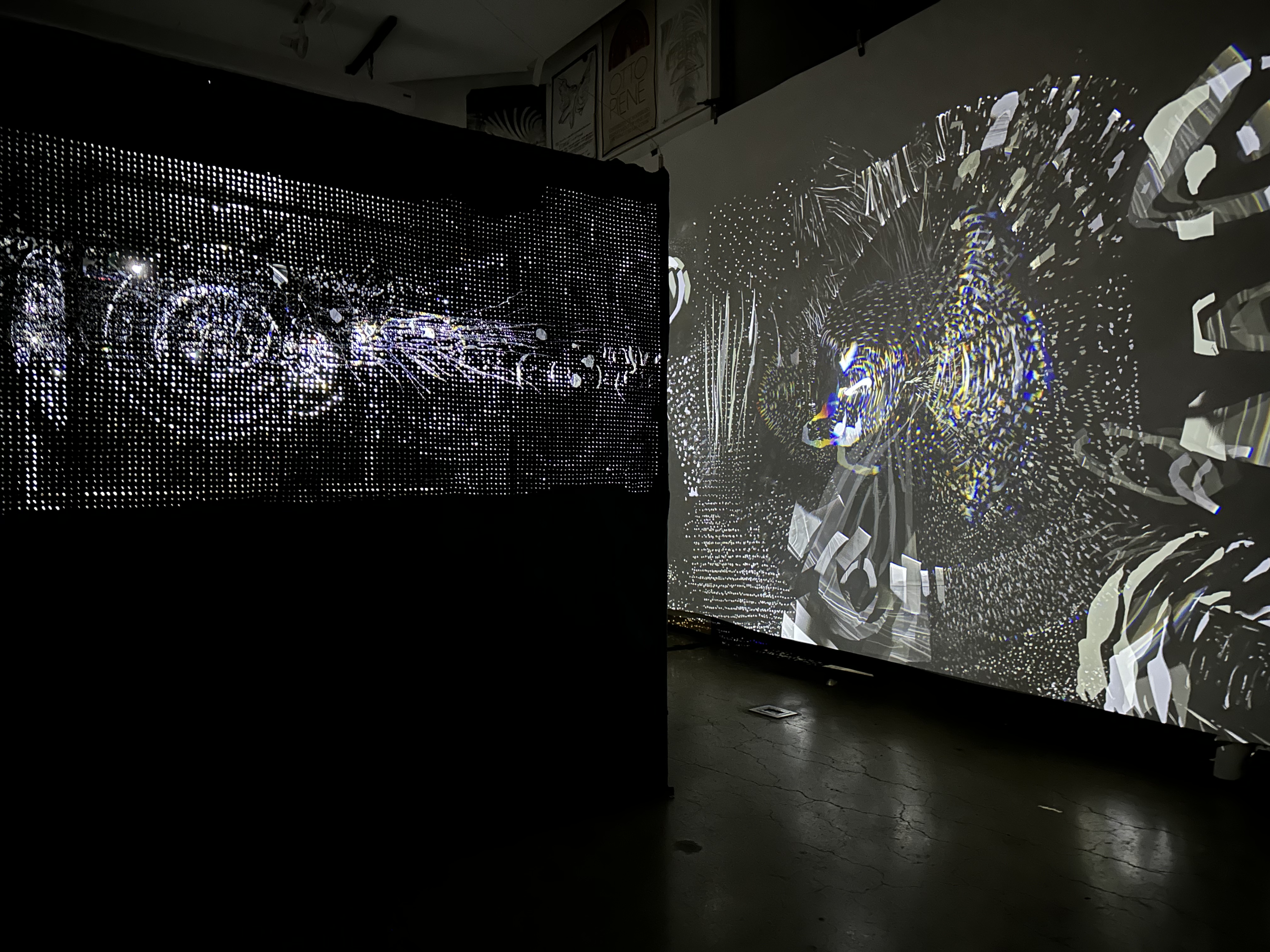 Side view of installation t=2