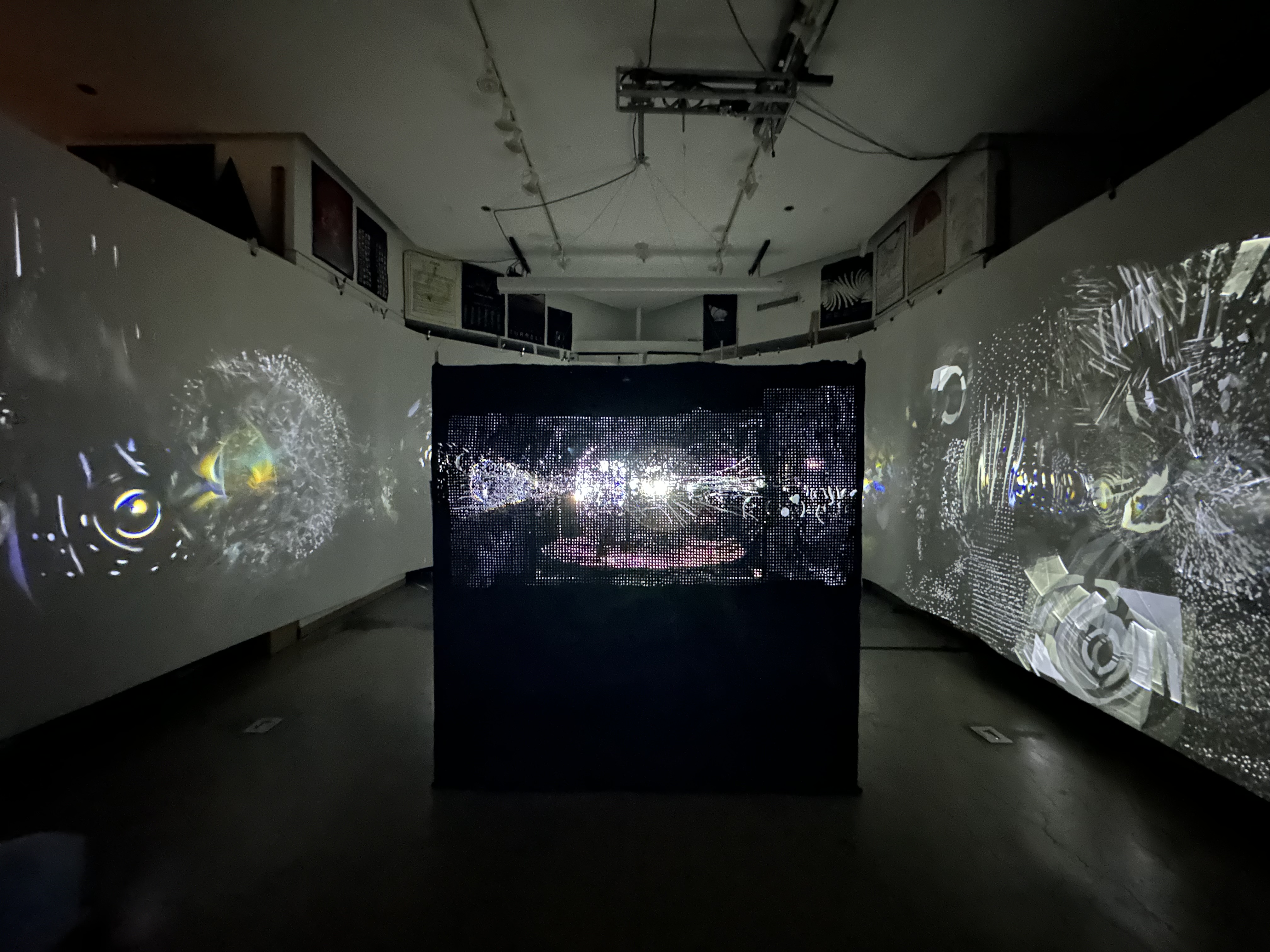 Wide view of installation