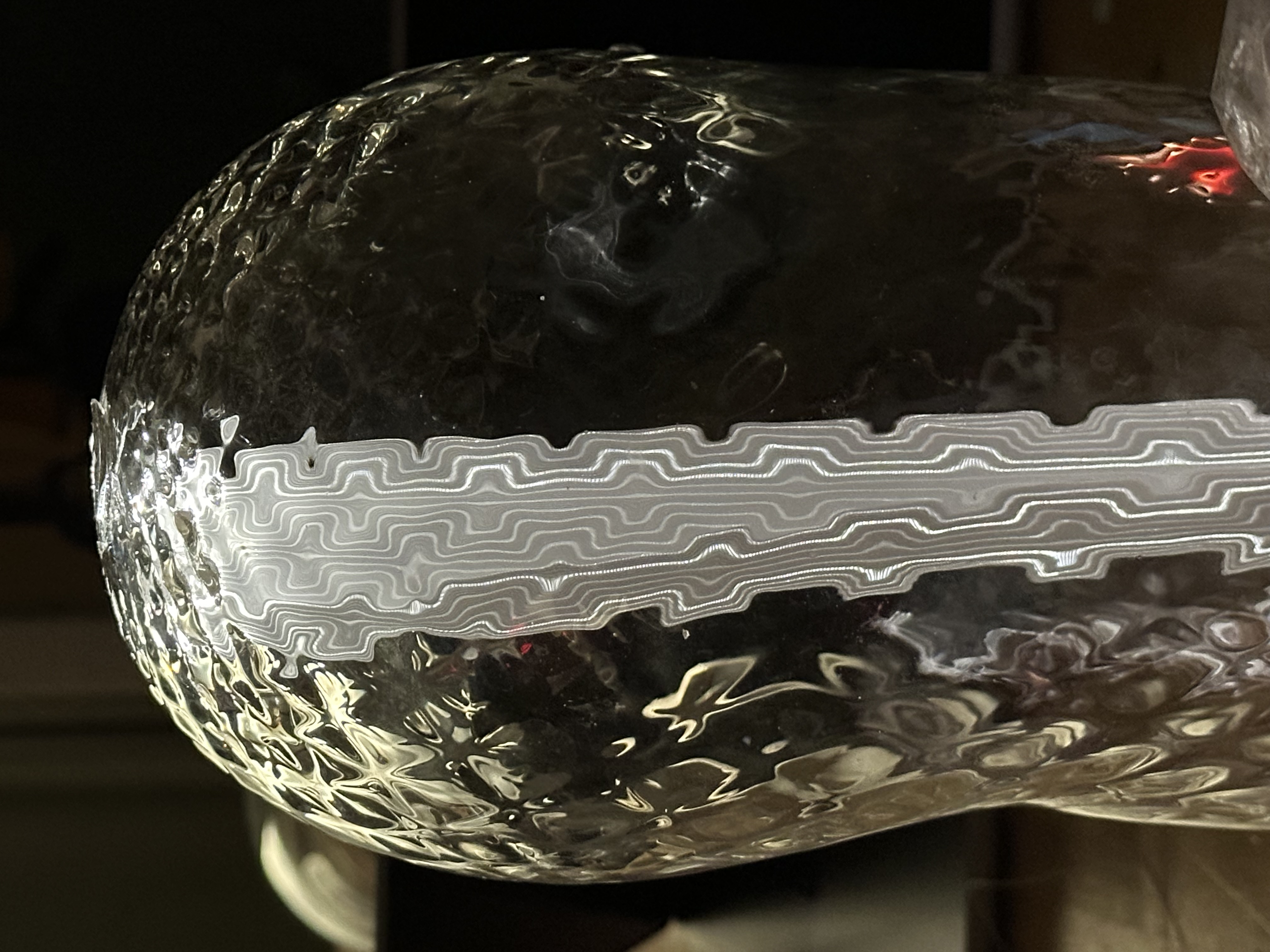 Hand-blown glass and light exploration