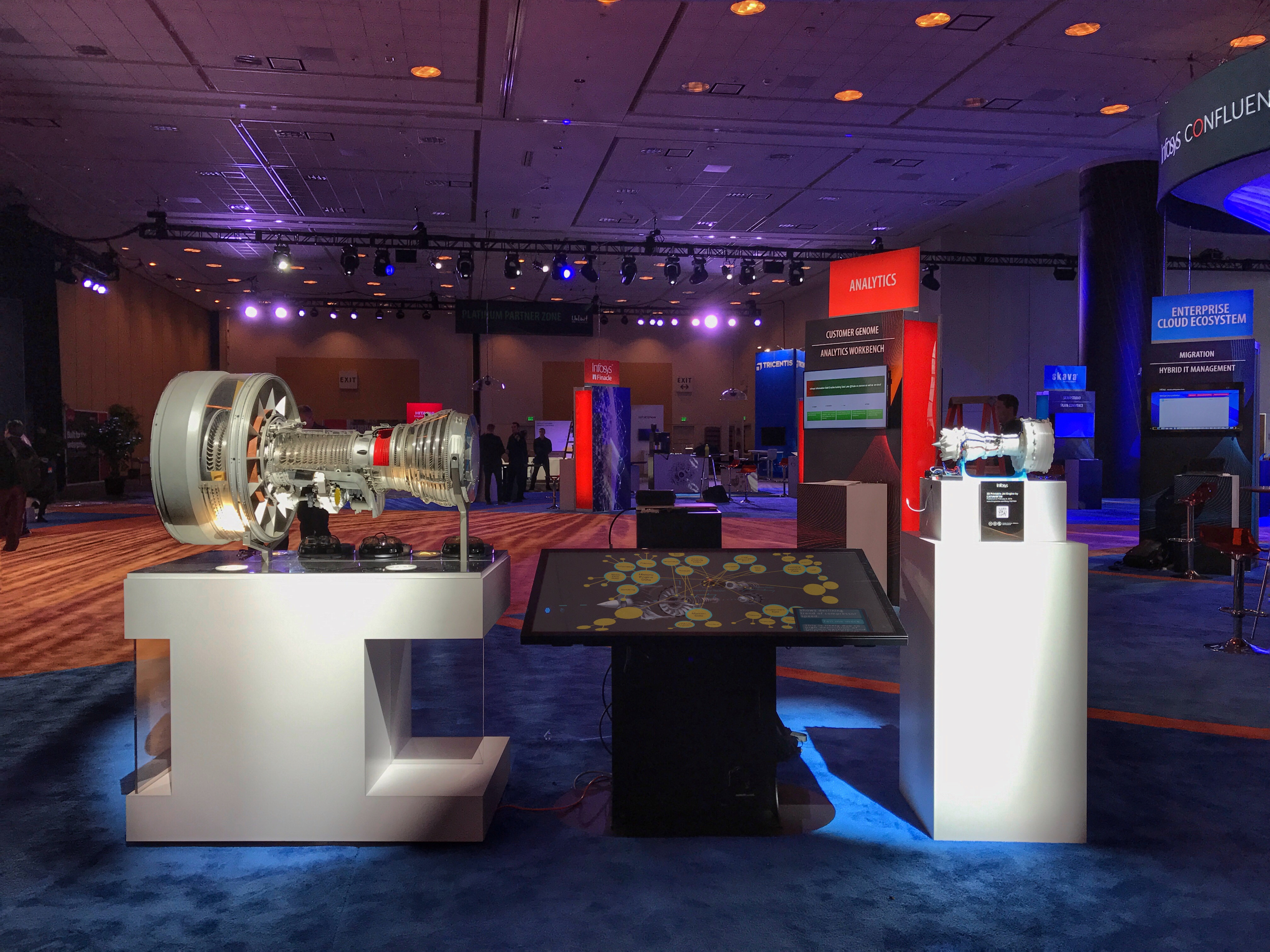 Infosys Confluence exhibition setup