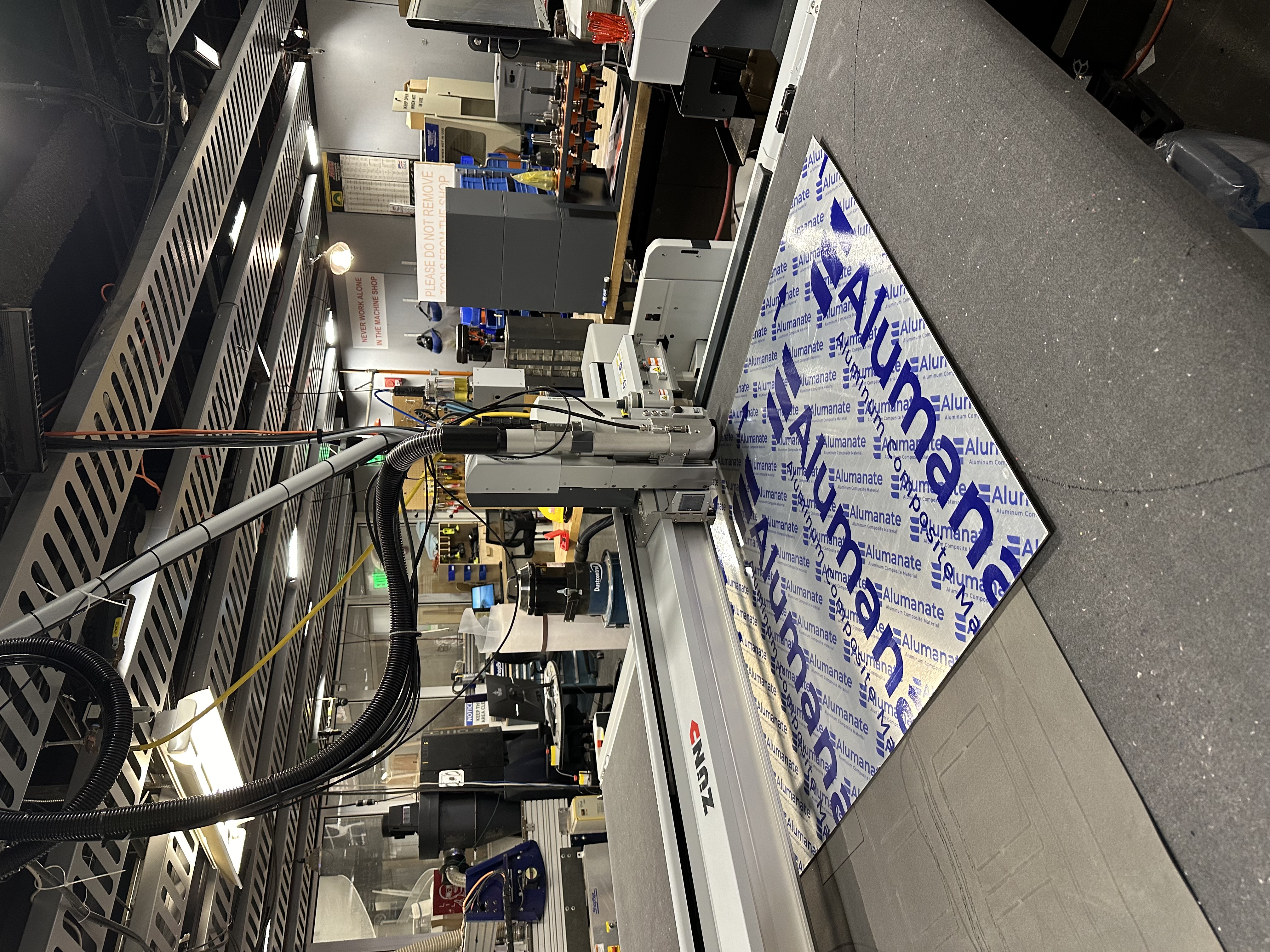 CNC cutting aluminum