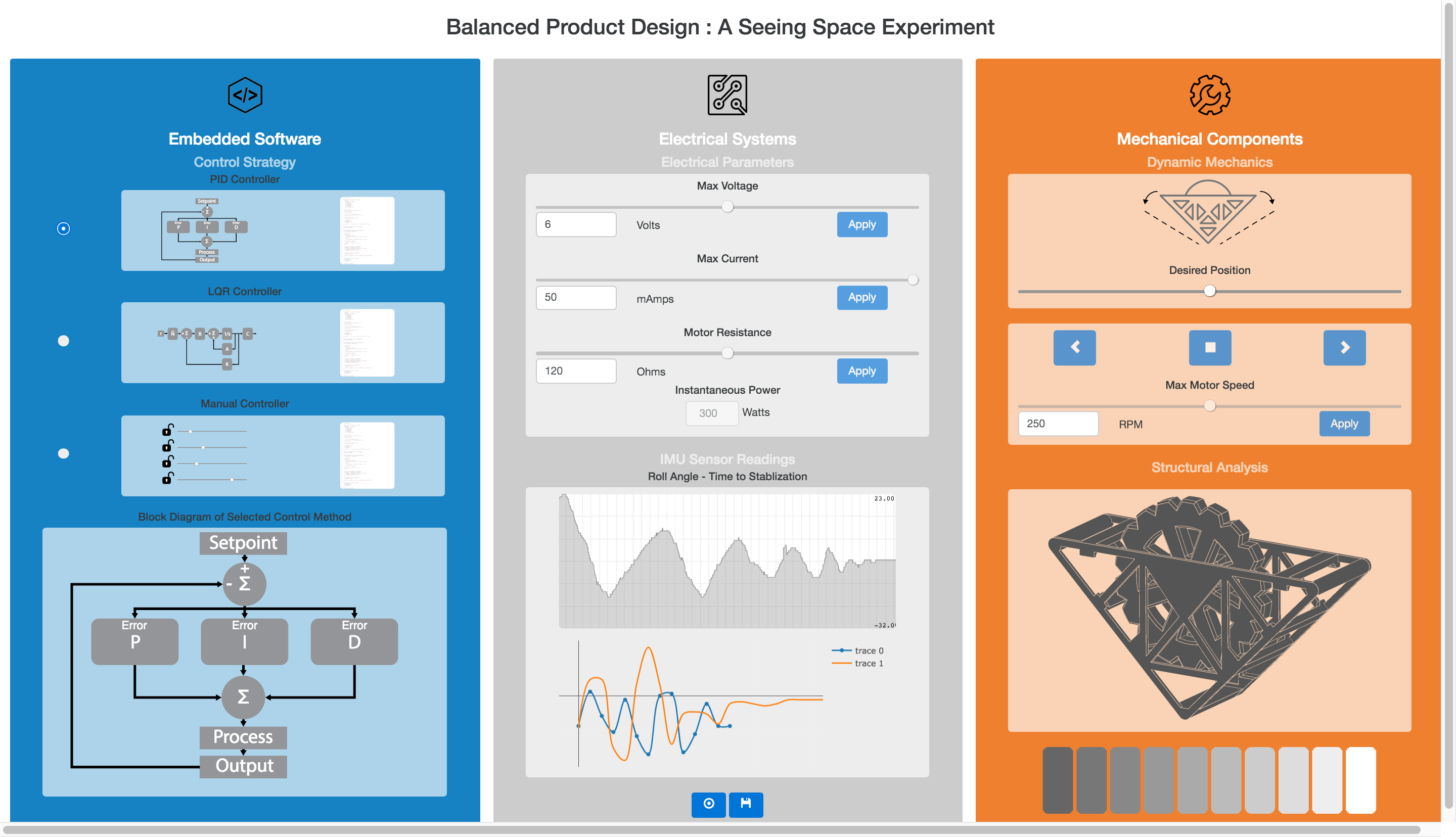 Web application screenshot