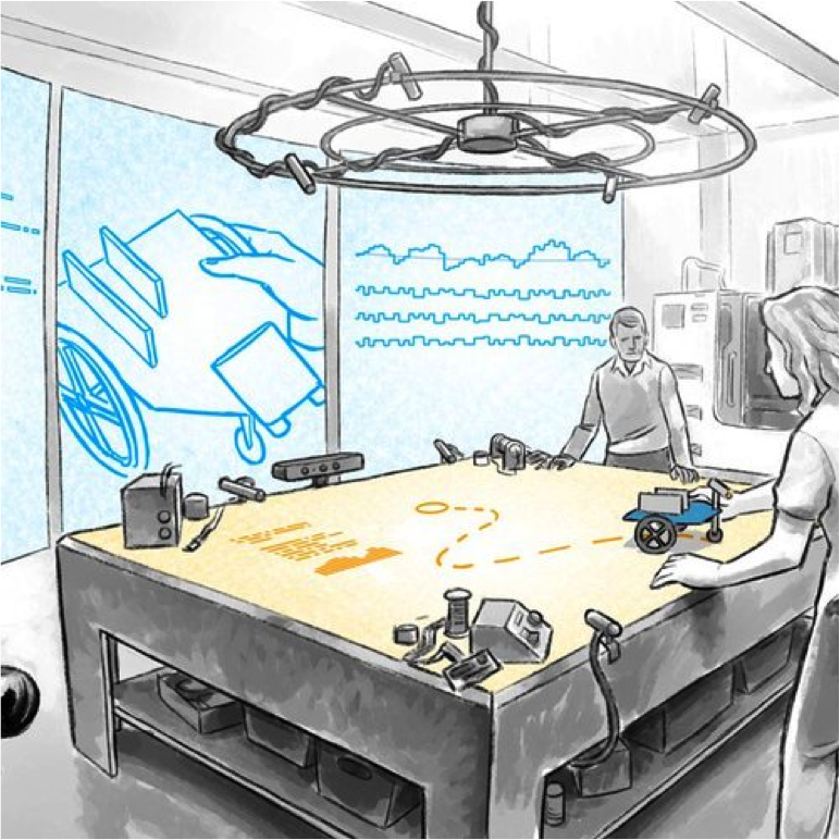 Seeing Space concept illustration