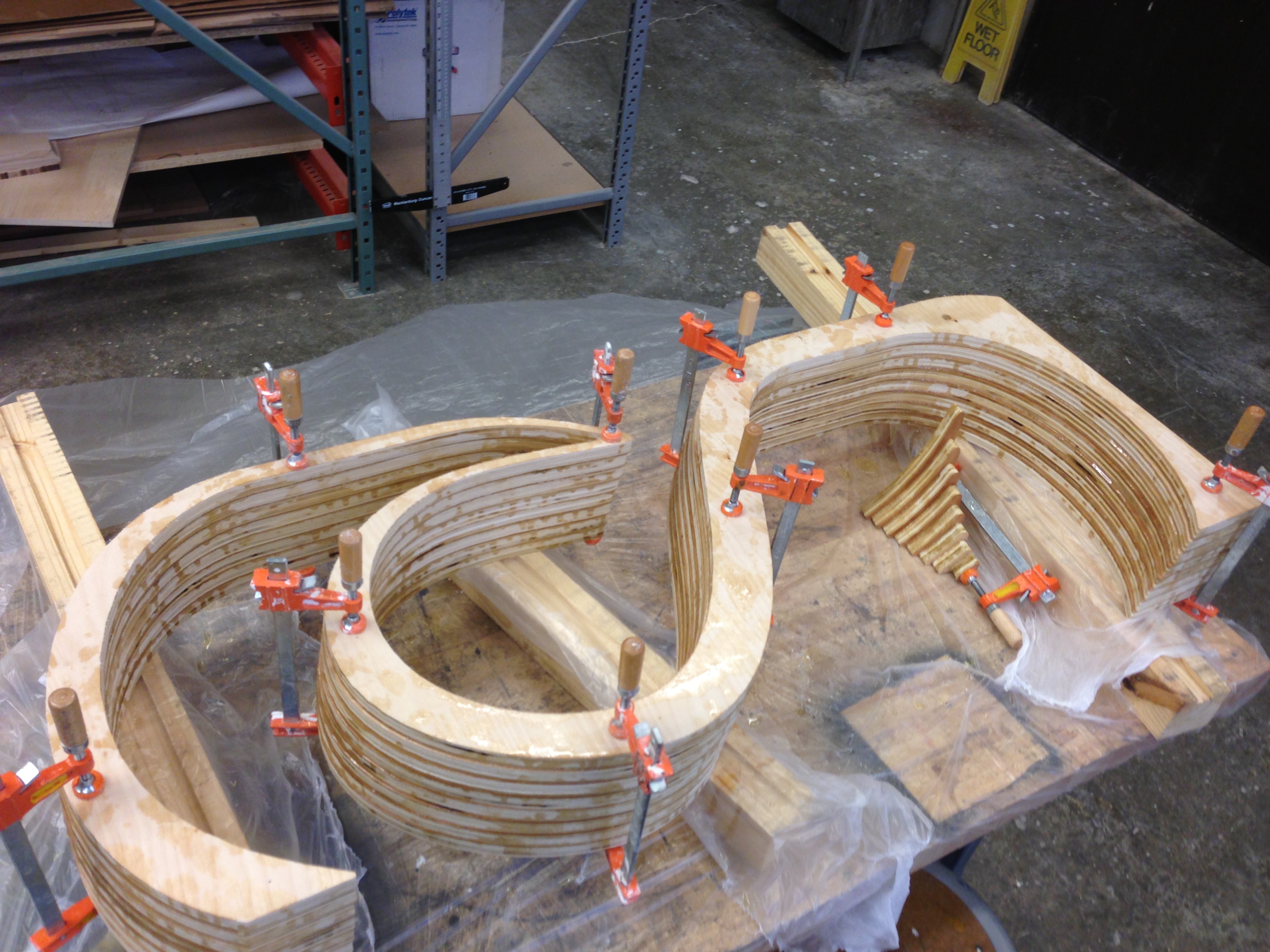 Clamping during glue-up