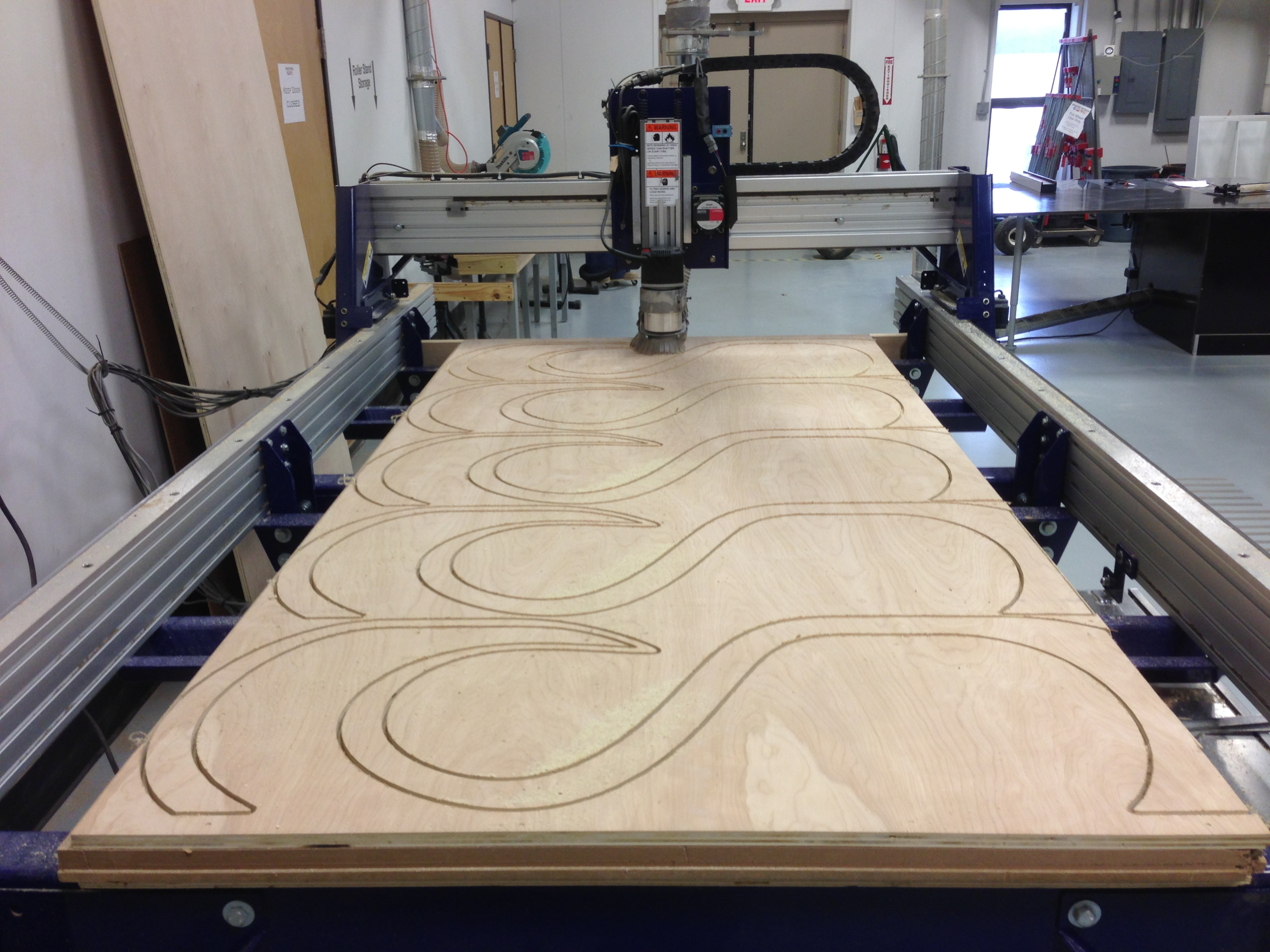 CNC cutting full sheet